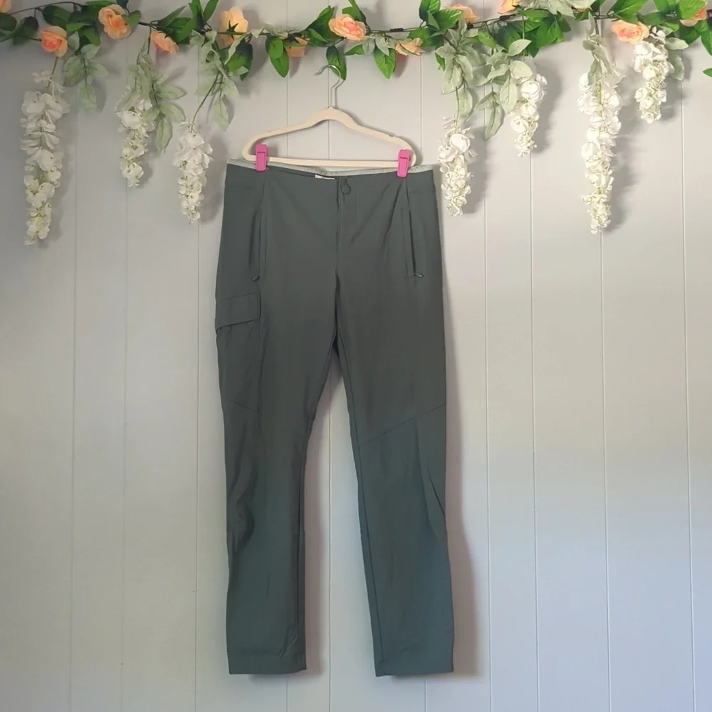 Women's Columbia Outdoor Pants Green 12 - Picture 1 of 6